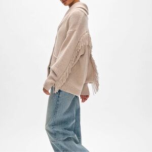 WHITE & WARREN
Fringe Coatigan